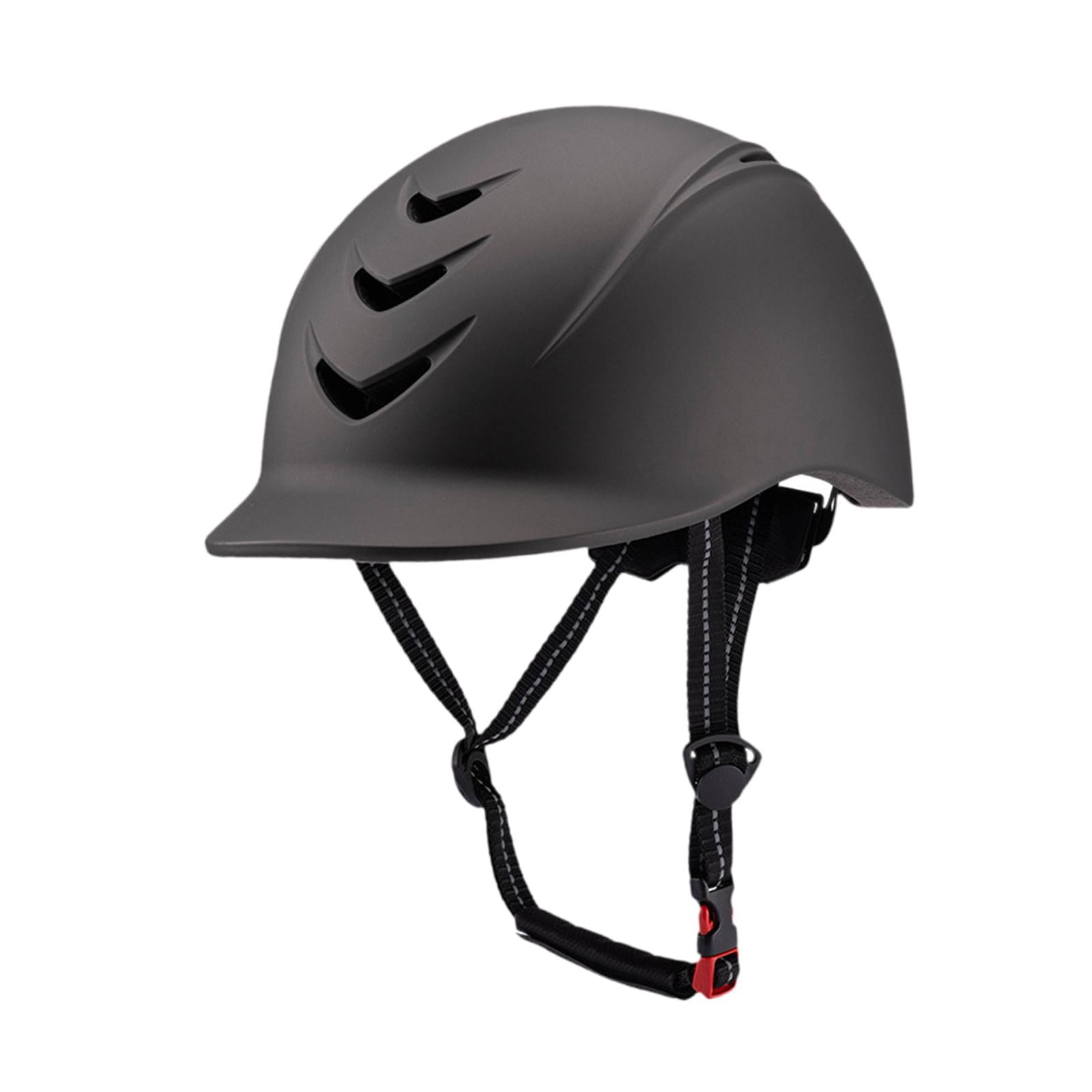 GARENDE Equestrian Helmet Adjustable with Removable Liner Summer Horse Riding Helmet titanium