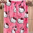 thumbnail image 2 of Hello Kitty Pajama Pants Cat All Over Print Flannel Sleep Pajamas Pants Christmas Home Pants,M, 2 of 5