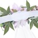 thumbnail image 5 of Silla nueva con respaldo de flores para banquete silla para celebración de boda decoración flor artificial púrpura + malla de 15x1M ANGGREK  Otros, 5 of 8
