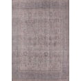 thumbnail image 1 of Ahgly Company Machine Washable Indoor Rectangle Industrial Modern Rose Dust Purple Area Rugs, 3' x 5', 1 of 7
