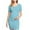 maternity dress#01Light Blue, variant on yoeyez Maternity Dress for Photoshoot Ladies Short Sleeve Scoop Neck Solid Sundress Breast-Feeding Maternity Nursing Dress Ruched Midi Fitted Dresses for Women 2025 Beige,S