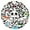 Panda, variant on Wrapables Waterproof Vinyl Stickers for Water Bottles, Laptop, Phones, Skateboards, Decals for Teens, 100pcs, Cuteness