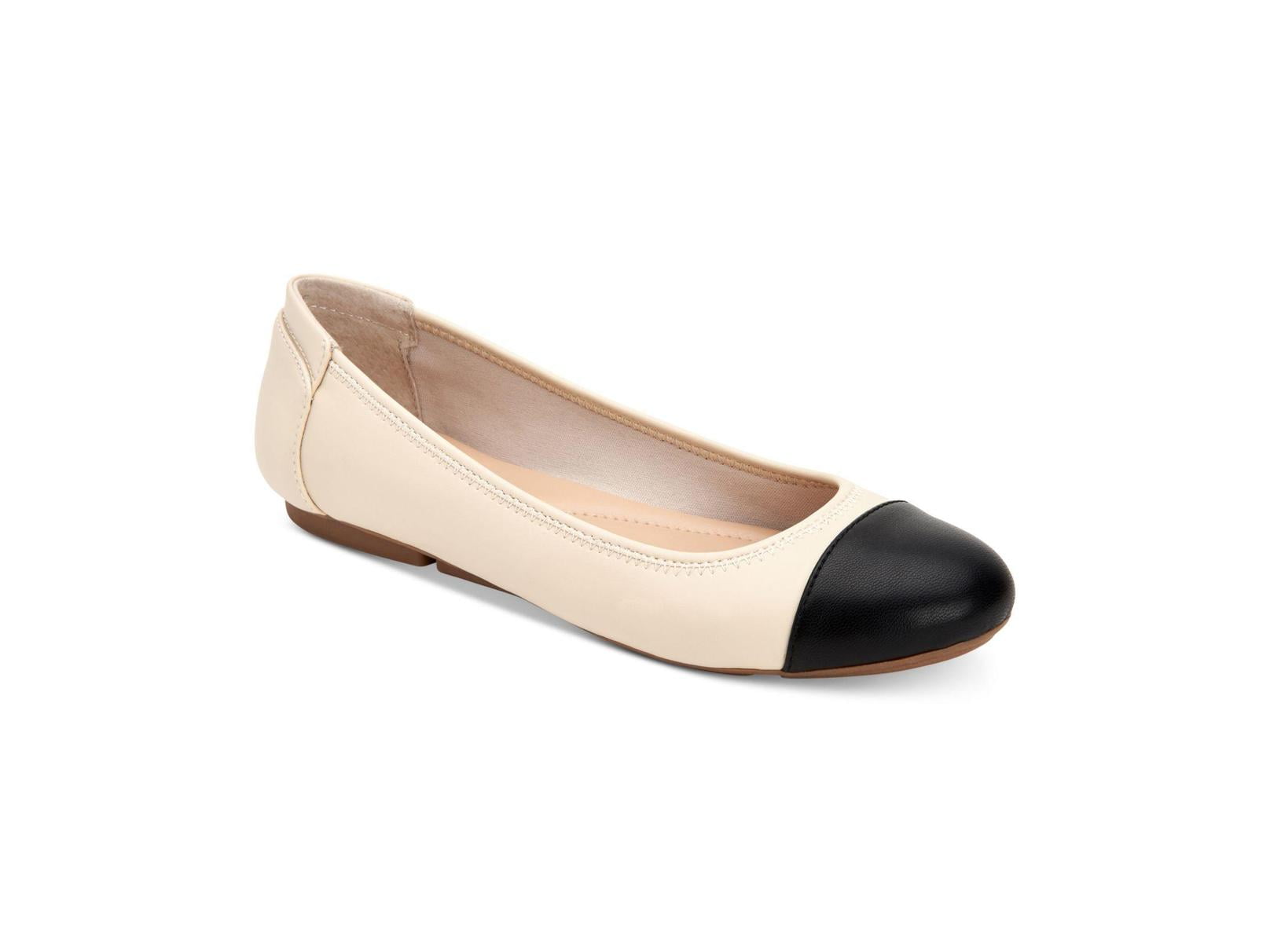 cream ballet pumps