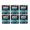 Gillette Sensor Refill Blade Cartridges, 10 Ct. (Pack of 6) + Beyond BodiHeat Patch, 1 Ct