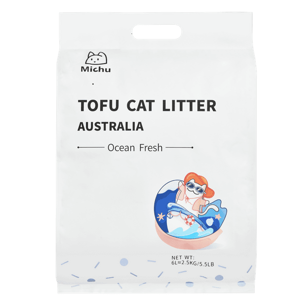 Michu Natural Clumping Tofu Cat Litter (Original)