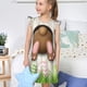 thumbnail image 4 of Balery Brown Bunny Camisón de princesa para niñas, pijama de algodón con mangas abullonadas, suave y bonito.-X-Large, 4 of 6