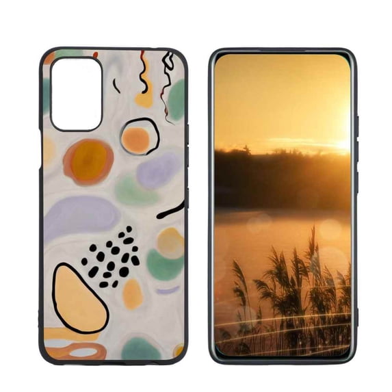 Abstract-6th-Gen-3 Phone Case, Degined for LG K62 Case Men Women, Flexible Silicone Shockproof Case for LG K62