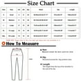 thumbnail image 2 of asjyhkr 2pc Womens Pants Elastic Waist Stretch Tights Casual Breathable Comforty Running Gym Workout Solid Color Legging, 2 of 6
