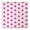Pink Daisy Flower, variant on Navy Daisy Flower Floral Pattern Square Fitted Tablecloth with Elastic Edge,Square Table Cover,Washable Elastic Table Cover for Home Kitchen Party Decor 34"x34"