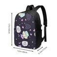 thumbnail image 4 of YFYANG 17" Laptop Backpack, Cute Cupcake Doodle Fashion Travel Work Backpack with USB and Headphone Cable Interface for Men and Women, 4 of 8