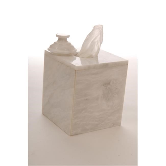 Imperial Bath WHBT2 Oyster White Marble Tissue Box