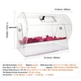 thumbnail image 5 of KFFKFF Raffle Drum, Expert-Grade Ticket Rotation Enclosure with Dual Keys, See-Through Raffle Drawing Spinner, Accommodates 10000 Tickets or 300 Lottery Balls, 5 of 9