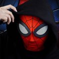 thumbnail image 4 of Máscara de Spiderman para adultos, Cosplay de Miles Morales, Peter Parker, casco de araña, accesorios de disfraz de Halloween, 4 of 5