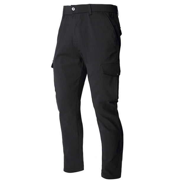 Pantalones largos de pierna recta para hombre, pantalones de negocios informales finos de uso diario, pantalones de rayón para hombre