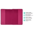 thumbnail image 2 of Bright Pink Genuine Leather RFID Passport Cover, 2 of 8