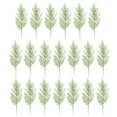 thumbnail image 2 of ZDWQFA 13.78” Artificial Pine Branch in Green Plastic Planter (20 Count), 2 of 6