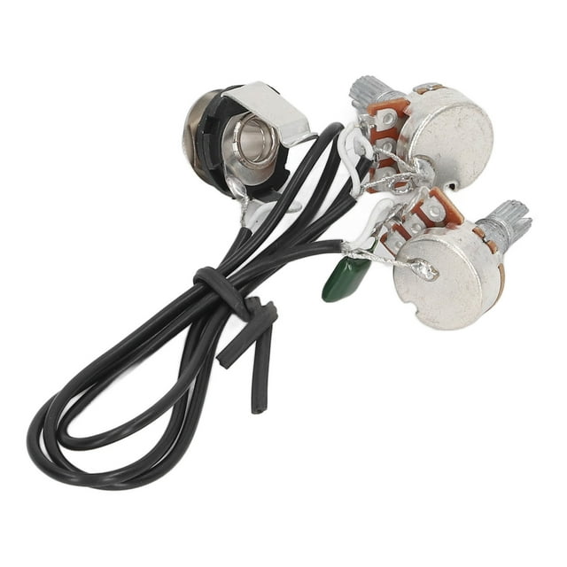 Guitar Wiring Harness Accessory, Guitar Circuit Harness Copper A500K B500K Posts Easy Installation Easy Adjusting For Playing