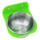 thumbnail image 1 of Tazones De Alimentación De Pájaros De Acero Inoxidable, Tazón De Comida Para Loros Jaula Con Soporte De Abrazadera De Metal Alimento Para Alimento De Agua Tazón Taza De, 1 of 7