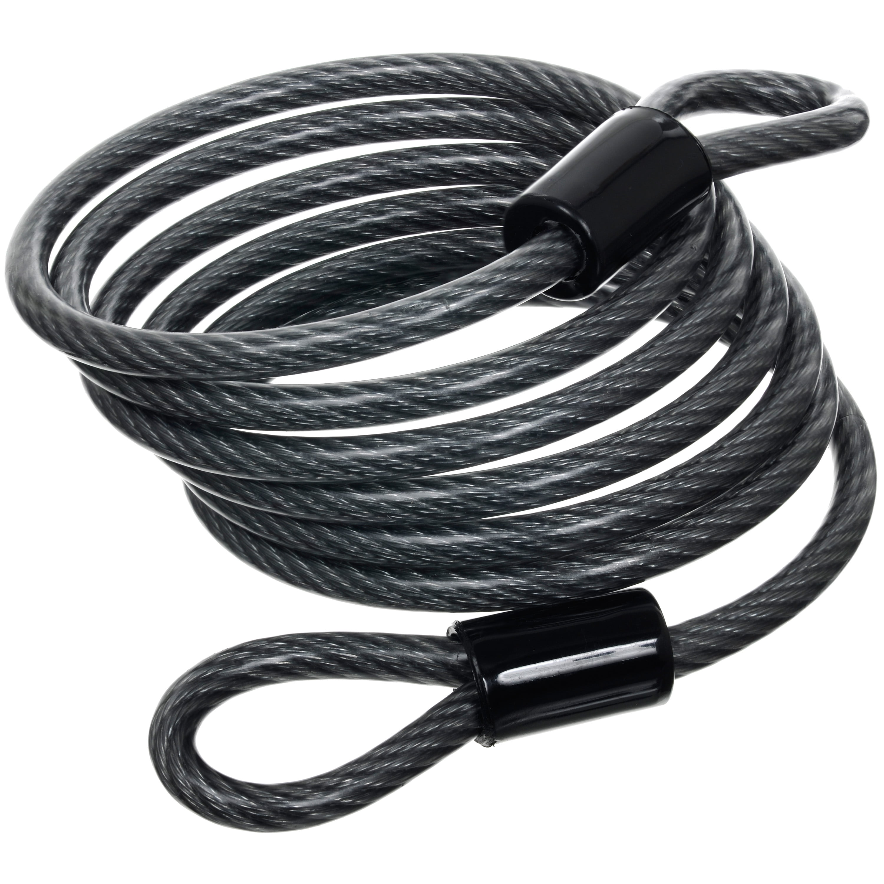 Hyper Tough 1/4 in. x 6 ft. Vinyl Covered Flexible Open Loop Cable Lock