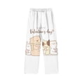 thumbnail image 3 of WEAIXIMIUNG Mens Sweatpants with Pockets Open Bottom Men Spring Summer Valentines Day Print Pajama Pants Long Pants Casual Pants, 3 of 5