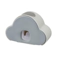 thumbnail image 2 of Dispensador de pasta de dientes, soporte para cepillo de dientes, regalos, multiusos, fácil de limpiar, portátil. Gris Blanco, 2 of 9