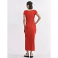 thumbnail image 2 of No Boundaries Maxi Dress with Cap Sleeves, Women's, 2 of 4