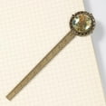 thumbnail image 4 of Map section Lace Bookmark in Antique Bronze - Book Accessory for Readers and Book Lovers, 4 of 5