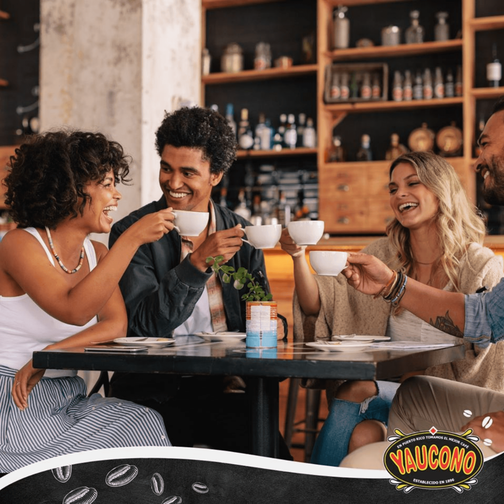 Yaucono Ground Coffee Bagged, Medium Roast, 8 Ounce (Pack of 8)