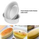 thumbnail image 2 of 10 Uds Mini forma ovalada de huevo aleación de aluminio Metal molde para pastel de queso molde para pan soporte para tarta pudín Je, 2 of 5