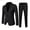 Black, variant on Boy Suits Slim Fit Formal Suit Set Jacket and Pants for Kids Wedding Party Size 10-11 Years