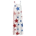 thumbnail image 5 of Iaqnaocc 4th of July Women's Jumpsuits Independence Day American Flag Stars Sleeveless Wide Leg Jumpers Freedom Adjustable Strap Jumpsuits Baggy Overalls Royal Blue XL, 5 of 5