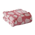 thumbnail image 2 of Heart Ultra Plush Throw Blanket Valentine's Day Gift Cozy Home Decor 50" x 60" - Jasmine, 2 of 3