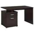 thumbnail image 3 of Irving 47-inch 2-drawer Office Computer Desk Cappuccino, 3 of 12