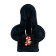 thumbnail image 1 of Funda para pomo de cambio de marchas de coche, protector de pomo, decoración divertida, para Navidad Bastón de caramelo negro, 1 of 9