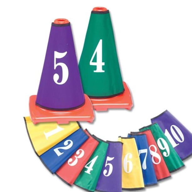 Juego de Fundas Numeradas para conos 1-12 para conos de 30,5 cm y 45,7 cm BSN