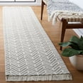 thumbnail image 3 of SAFAVIEH Natura Caylee Chevron Area Rug, Ivory/Grey, 3' x 5', 3 of 8
