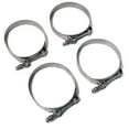 thumbnail image 4 of Scienceny 4 unids/set 57-116mm tipo T abrazadera de manguera fuerte tubo de acero inoxidable abrazadera redonda barco coche Tractor Clip de tubo Vehículos, repuestos y accesorios Mis plata 57-65MM, 4 of 6