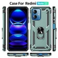 thumbnail image 5 of Funda de teléfono para Xiaomi Poco X5 5G y Redmi Note 12 5G (Global) de Uso Rudo Shockproof + Cristal 9D, 5 of 5
