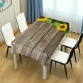 thumbnail image 7 of Coolnut Daisy Flower Tablecloth, Waterproof Washable Polyester Square Table Cover, Durable Tablecloth for Kitchen Dining Table Party Decor, 60"X 108", 7 of 7