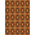 thumbnail image 1 of Ahgly Company Indoor Rectangle Patterned Red Abstract Area Rugs, 6' x 9', 1 of 6