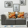 thumbnail image 3 of Autumn Pumpkin Maple Leaves Throw Pillow Covers  Decorative Pillowcase Cushion Covers Soft Velvet Pillow Cases for Sofa Couch Bed Car Bedroom Fall Thanksgiving Decor, 3 of 6