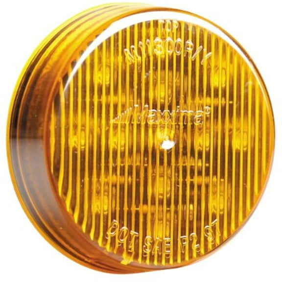 Maxxima M11300Y Amber 2-1/2" Round Clearance Marker Light