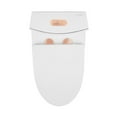 thumbnail image 3 of St. Tropez One Piece Elongated Toilet Dual Vortex™ Flush, Rose Gold Hardware, 3 of 14