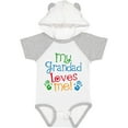 thumbnail image 3 of Inktastic My Grandad Loves Me Boys or Girls Baby Bodysuit, 3 of 5
