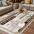 thumbnail image 2 of Fsddascl Country Cotton Floral Outdoor Rug for Patio/Deck/Porch, Non-Slip Large Area Rug 4 x 6 Ft, Farmhouse Vintage Bath Bottle Indoor Outdoor Rugs Washable Area Rugs, Reversible Camping Rug Carpet, 2 of 5