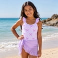 thumbnail image 4 of Bathing Suits Sleeveless Girls Swimsuit 1 Piece Fashion Bathing Suit Girls Girls Size 11-12 Years Swimsuit, 4 of 8
