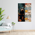thumbnail image 2 of Lotusprinthandmade Rottweiler Dog Lover God Said I Will Send Them Without Wings Poster 24" x 36", 2 of 5