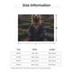 thumbnail image 5 of Fotbe Garden Meditating Weasel Manta de Franela con Estampado, Manta Ultrasuave para Cama, Sofá, Auto, Hipoalergénica y Antibolitas-60"x50", 5 of 6