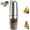 Silver, variant on Gravity Electric Salt and Pepper Grinder Set – Battery Powered, Adjustable Coarseness, LED Light, One-Hand Operated, Large Capacity