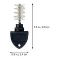 thumbnail image 4 of FELTECHELECTR Detail Cleaning Brush Stainless Steel For Restaurants Beer Dispensing 10Pcs 6In, 4 of 6